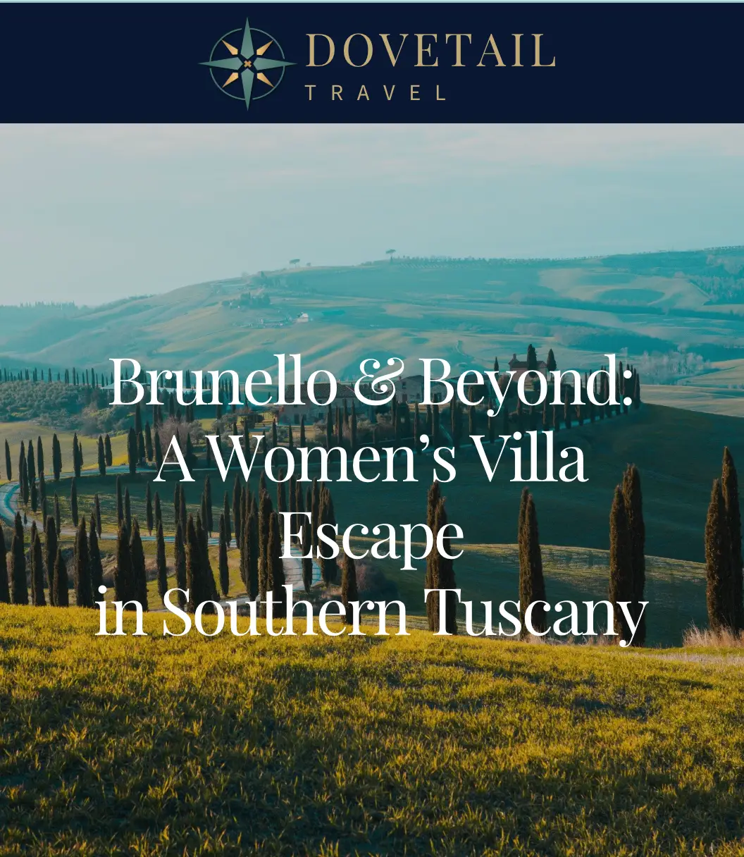 Dovetail Travel Trip to Tuscany 2026 for women